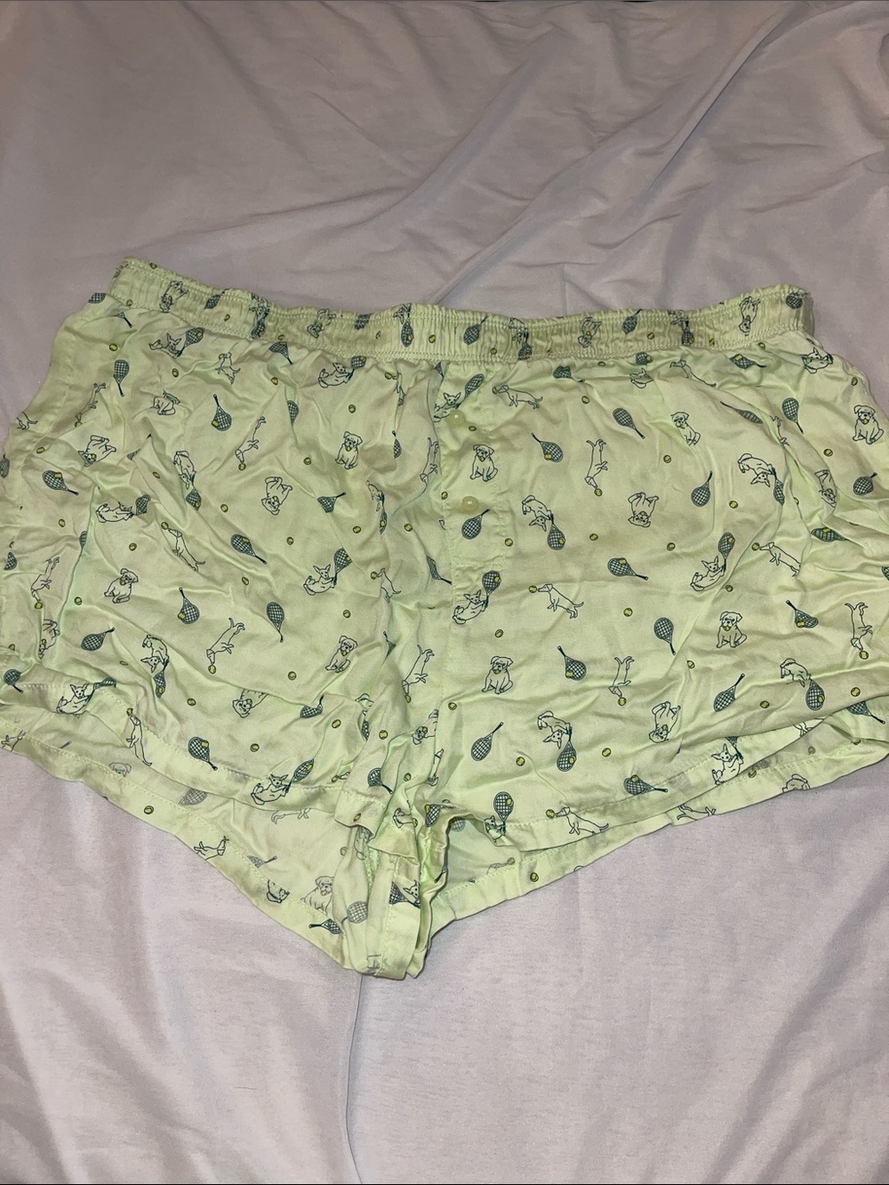 Pink Victoria’s Secret Dog Tennis Lounge Shorts